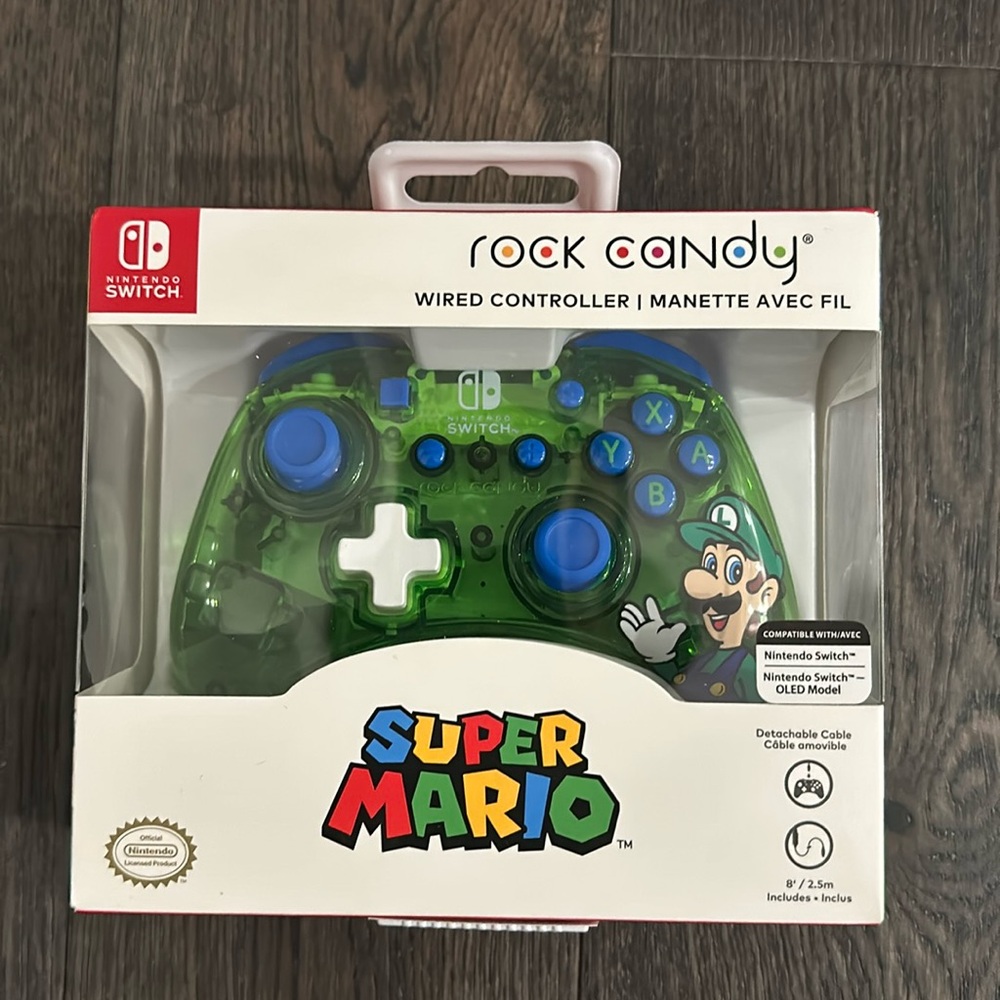 Brand new Nintendo Switch Luigi Wired Controller